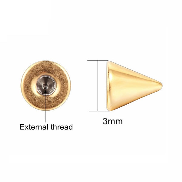 Spike Stud Gold