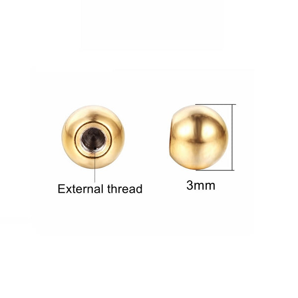 Sphere Stud Gold